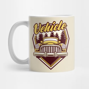 Vehicle Badge Mug